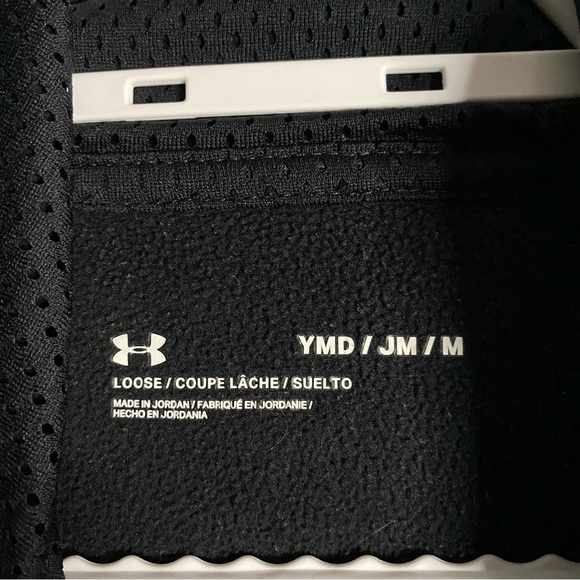 Under Armour Youth Girl's Black Loose Sweatshirt Hoodie - Picture 5 of 8